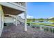 Brick paver patio with access to a waterfront view at 4832 Cobia Se Dr # B, St Petersburg, FL 33705