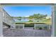 Lovely view of a pond and community from a patio at 4832 Cobia Se Dr # B, St Petersburg, FL 33705