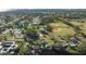 Aerial view showing neighborhood, park, and recreational facilities at 5990 12Th S St, St Petersburg, FL 33705