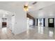 Open concept living room and kitchen area at 9102 Post Oak Ct, Tampa, FL 33615