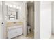 Bathroom with vanity, toilet, and shower at 9102 Post Oak Ct, Tampa, FL 33615