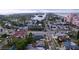 Aerial view of property, showing location near water and bridge at 3505 Casablanca Ave, St Pete Beach, FL 33706