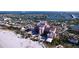 Aerial view of Don CeSar Hotel and beachfront at 3505 Casablanca Ave, St Pete Beach, FL 33706