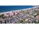 Aerial view of a pink hotel and beach at 3505 Casablanca Ave, St Pete Beach, FL 33706