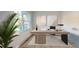 Bright home office with large desk and window overlooking the yard at 4675 Hickory Oak Dr, Brooksville, FL 34601