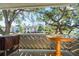 Private balcony overlooks lush landscaping and community at 8019 Feather Ct # C, Hudson, FL 34667