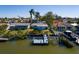Home with private dock and boat lift at 17726 Long Point Dr, Redington Shores, FL 33708