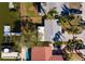 Property features a pool, dock and boat lift at 17726 Long Point Dr, Redington Shores, FL 33708