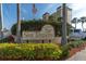 Sea Towers adult community sign with building in background at 4575 Cove Cir # 202, St Petersburg, FL 33708