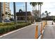 Gated community entrance with security booth at 4575 Cove Cir # 202, St Petersburg, FL 33708