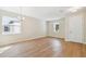 Bright dining room with hardwood floors and chandelier at 5825 1/2 S 5Th St, Tampa, FL 33611