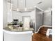 Modern kitchen with granite countertops and island at 760 Coral Reef Dr, Tampa, FL 33602