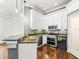 Modern kitchen with granite countertop and stainless steel appliances at 760 Coral Reef Dr, Tampa, FL 33602