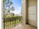 Private balcony with scenic water and city views at 760 Coral Reef Dr, Tampa, FL 33602