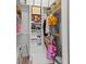 Organized closet with shelving and hanging space for clothes at 1726 Serpentine S Dr, St Petersburg, FL 33712