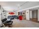 An expansive living room with track lighting, plush seating, and an open layout perfect for modern living at 2401 Bayshore Blvd # 410 & 510, Tampa, FL 33629