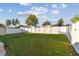 Fenced backyard featuring well-maintained green grass and plenty of space for outdoor activities at 4129 36Th N Ave, St Petersburg, FL 33713