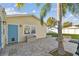 Backyard with a nice patio, doggie door, and privacy fence at 4129 36Th N Ave, St Petersburg, FL 33713
