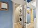 Stackable washer and dryer in a small laundry room at 4129 36Th N Ave, St Petersburg, FL 33713