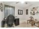 Cozy office space with a desk, chair, and stylish decor on display at 4129 36Th N Ave, St Petersburg, FL 33713