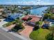 Waterfront property with private dock and swimming pool at 425 Capri Blvd, Treasure Island, FL 33706