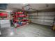 Spacious garage with built-in shelving and ample storage space at 511 Crowned Eagle Ct, Valrico, FL 33594