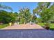 Spacious patio perfect for outdoor dining and entertaining at 6646 Park Strand Dr, Apollo Beach, FL 33572