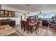 Bright dining room with hardwood floors and a view at 795 Collany Rd # 304, St Petersburg, FL 33715