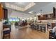 Open concept kitchen and living area with water views at 795 Collany Rd # 304, St Petersburg, FL 33715