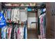 Well-organized walk-in closet with custom shelving at 795 Collany Rd # 304, St Petersburg, FL 33715