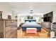 The main bedroom includes 2 dressers, lamps and decor at 109 San Rafael Ave, North Port, FL 34287
