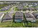 Aerial view of community with houses and pools at 19270 Briarbrook Dr, Tampa, FL 33647