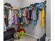 Spacious walk-in closet with lots of hanging and storage space at 19270 Briarbrook Dr, Tampa, FL 33647