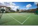Clean tennis court ready for a game at 2700 Bayshore Blvd # 4304, Dunedin, FL 34698