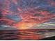 Stunning ocean sunset with vibrant colors at 17920 Gulf Blvd # 1508, Redington Shores, FL 33708