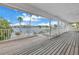 Deck with scenic waterfront views at 30 Dolphin Dr, Treasure Island, FL 33706
