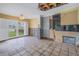 Dining room with water views, currently under renovation at 30 Dolphin Dr, Treasure Island, FL 33706