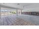 Large living room with water views, needs renovation at 30 Dolphin Dr, Treasure Island, FL 33706