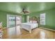 Main bedroom with water views and king-size bed at 30 Dolphin Dr, Treasure Island, FL 33706