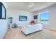 Relax in this casual living room with comfortable couch and beach views at 800 Collany Rd # 605 & 606, Tierra Verde, FL 33715