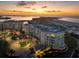 Stunning sunset view of beachfront property at 800 Collany Rd # 605 & 606, Tierra Verde, FL 33715