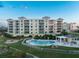 Resort-style pool and outdoor entertaining area at 800 Collany Rd # 605 & 606, Tierra Verde, FL 33715