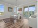 Bright home office with water views and modern desk at 800 Collany Rd # 605 & 606, Tierra Verde, FL 33715