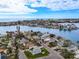 Aerial view of waterfront community at 14227 E Parsley Dr, Madeira Beach, FL 33708