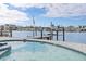 Private dock and relaxing waterfront view at 14227 E Parsley Dr, Madeira Beach, FL 33708