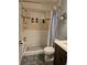 Clean bathroom with updated shower and tile flooring at 3141 Ludlow Dr, New Port Richey, FL 34655