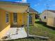 Backyard patio needing some finishing touches at 3141 Ludlow Dr, New Port Richey, FL 34655