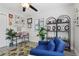 Home office with a desk, comfortable chair, and decorative shelving at 946 23Rd S Ave, St Petersburg, FL 33705