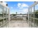 Waterfront view from private balcony with access from French doors at 140 Brightwaters Ne Blvd, St Petersburg, FL 33704