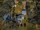 Overhead view of the property, highlighting the home's layout at 215 35Th Ne Ave, St Petersburg, FL 33704